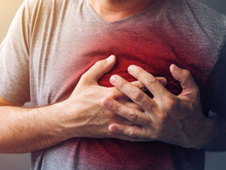 Adult male with heart burn condition