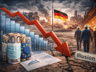 Pandemie, Krieg und neue handelspolitische Spannungen haben tiefe Spuren in der deutschen Wirtschaft hinterlassen. Wie tief, hat das IW berechnet.