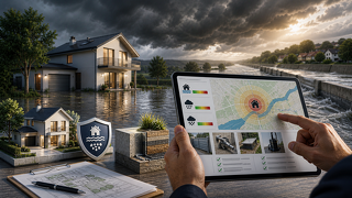 Steigende Naturgefahren erfordern mehr Prävention: Digitale Risikoanalysen sollen Hausbesitzern helfen, Gefahren frühzeitig zu erkennen und gezielt gegenzusteuern.