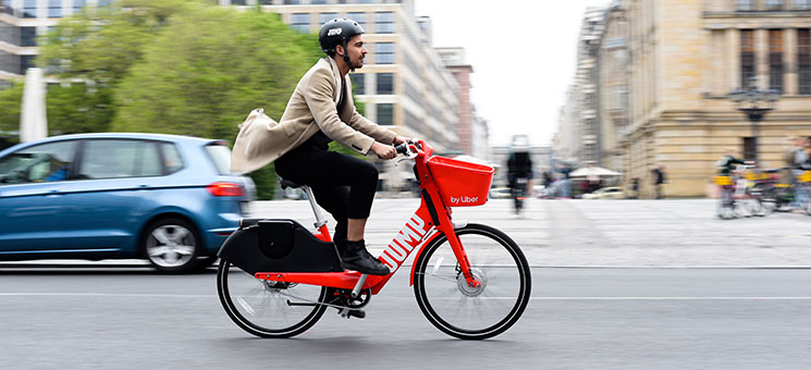 Uber und Allianz: europaweite Partnerschaft für JUMP-E-Bikes und -Scooter