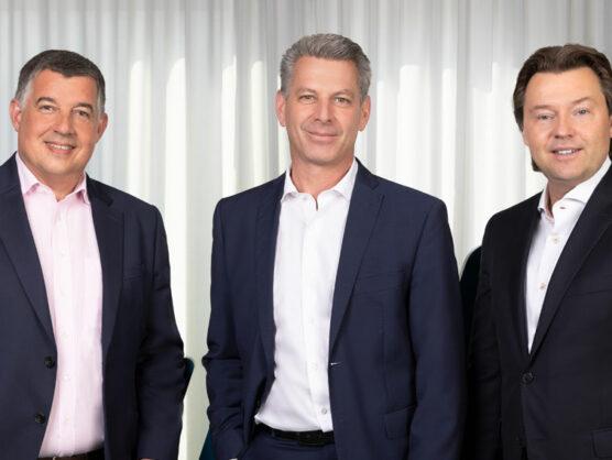 v.l.n.r.: Marcus Brunner, Marcel Renné,, Dr. Marcel V. Lähn