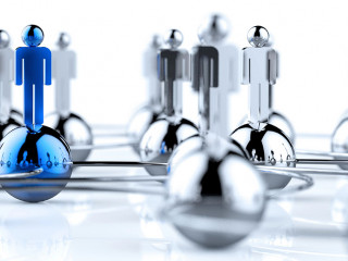 3d stainless human social network