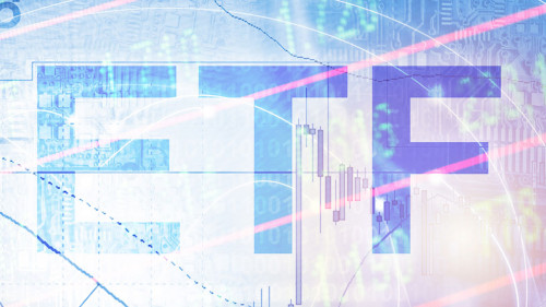 ETF - Exchange Traded Fund. Trade Market ICO IPO Financial Techn