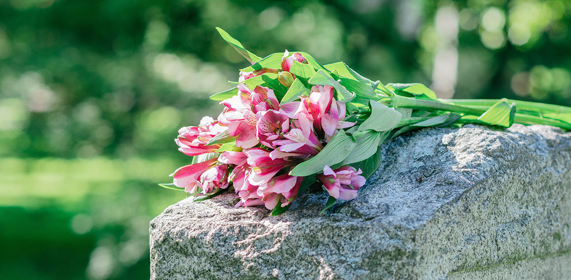 Headstone in Cemetery