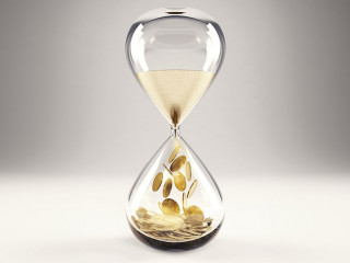 Time is money concept 3D Rendering