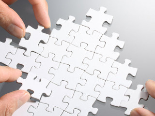 Working on an arrow shaped puzzle. Making growth strategy.