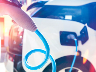 Power supply for electric car charging. Electric car charging st