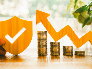 Shield protect icon, Security protection and health insurance. I