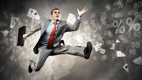 Anzugtraeger-Papier-Prozentzeichen-49394915-FO-Sergey-Nivens