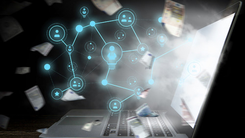 Laptop-Geldscheine-Netzwerk-174364822-FO-Sergey-Nivens