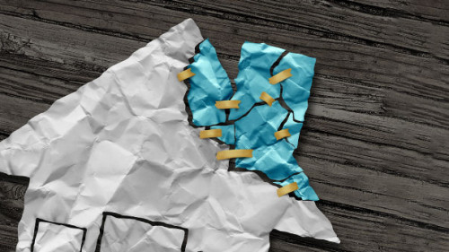 Haus-Papier-Klebestreifen-76320640-FO--freshidea