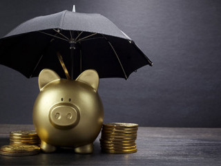 Sparschwein-Schirm-Muenzstapel-272268052-AS-vetre