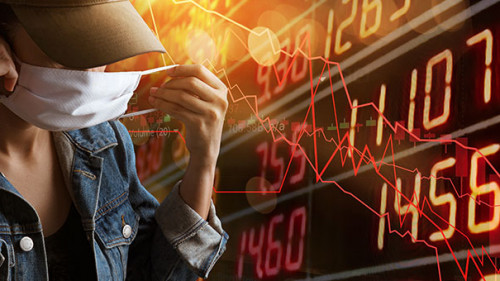 Frau-Maske-Boerse-330916438-AS-Thanumporn