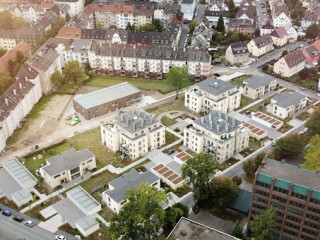 Luftaufnahme von Zentrum der Stadt Hagen in NRW