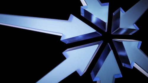 Merger arrows concept