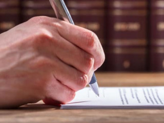 Human Hand Signing Document