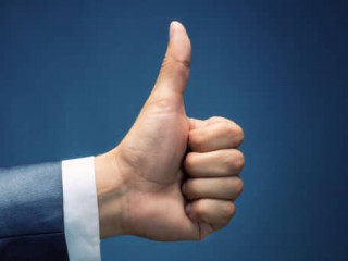 Thumbs up. Like