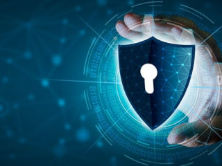 Earth polygon mesh planet World Businessmen shake hands to prote