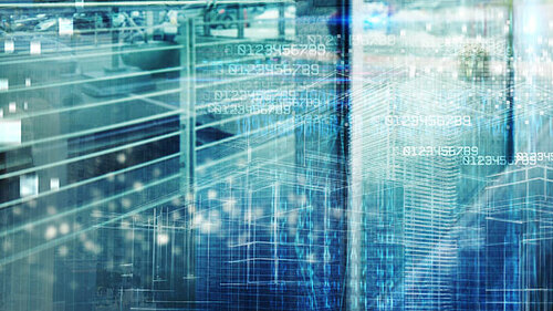 Futuristic tech background