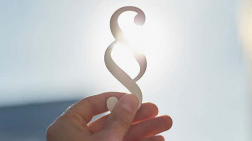 Symbol für die Idee von Recht und Gesetz