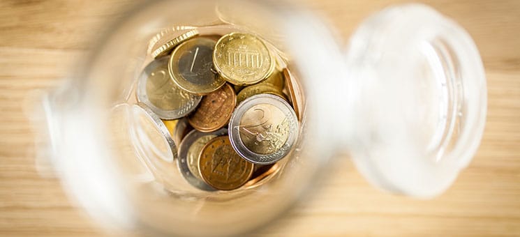 Jar of coins