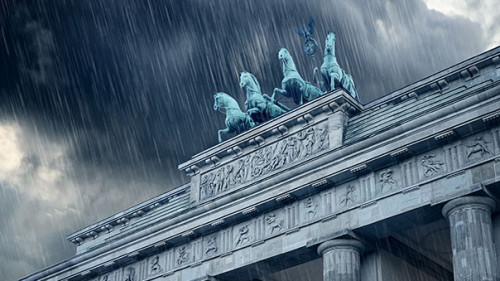 Brandenburg Gate in Rain