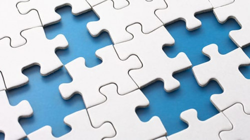 Missing puzzle pieces.