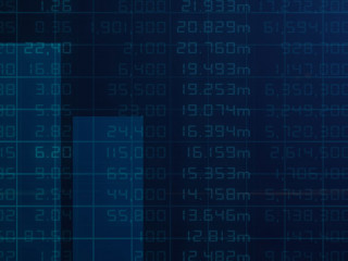 Stock market financial analysis indicator background