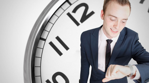 Businessman deadline