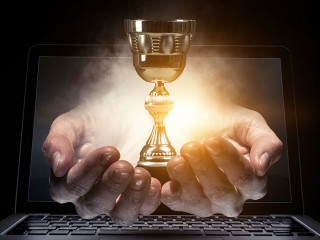 Fighting for victory. Mixed media