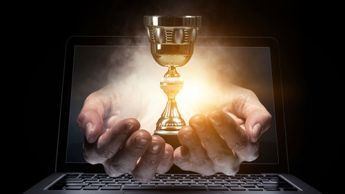 Fighting for victory. Mixed media