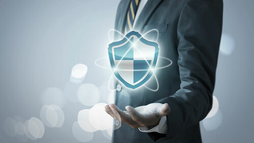 Cyber security, internet security or information protection serv