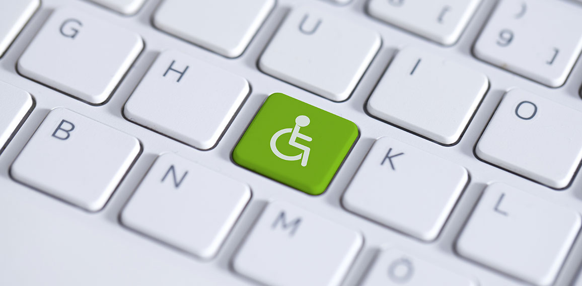 Accessibility disability computer icon