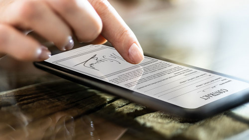 Digital Signature On Contract Document Online