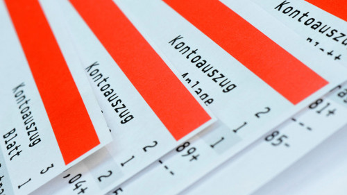 Kontoauszug, Dispositionskredit, Dispo, Konto, Bank, Sparkasse,