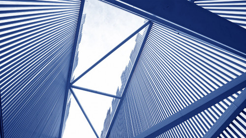 Beautiful steel frame building