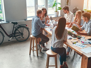 Business people working