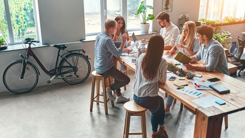 Business people working