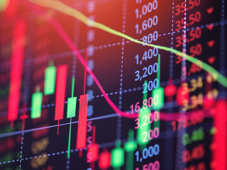 Stock market exchange loss trading graph analysis investment ind