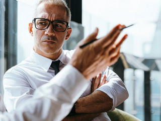 Corporate business team meeting discussion and startup concept.