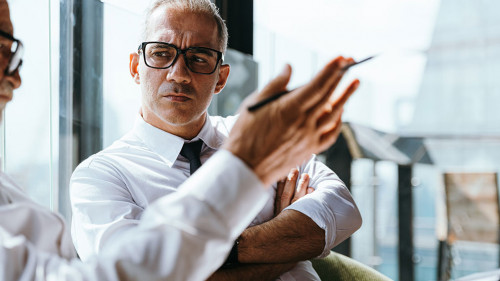 Corporate business team meeting discussion and startup concept.