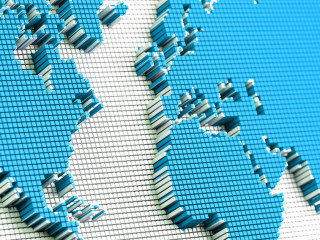 International network map design