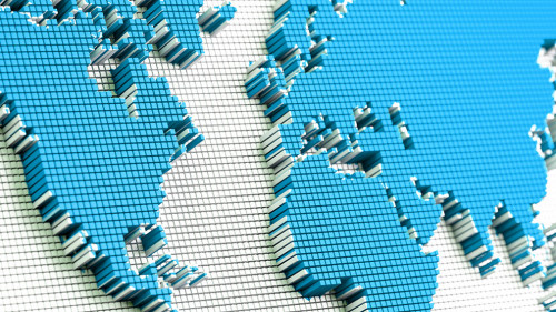 International network map design