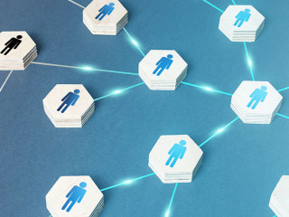 The spread of ideas through a network of people. Leader and leadership. The rapid dissemination of information and reaction of society. Collaboration and cooperation with followers to achieve goals.