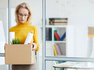 BusinesswomanQuitting Job