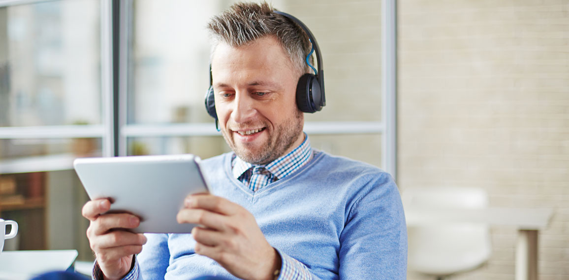 Relaxing with modern device