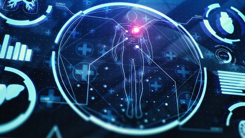 Medical screen backdrop