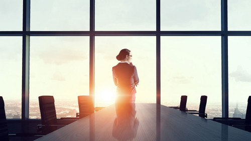 She is working till sundown. Mixed media . Mixed media