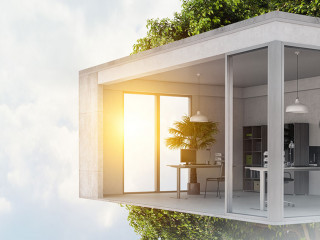 Real estate and ecology concept