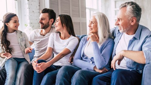 The portrait of the multi generation family